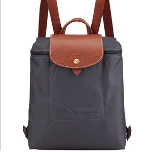 Longchamp | Le Pliage Original Nylon Backpack Gunmetal